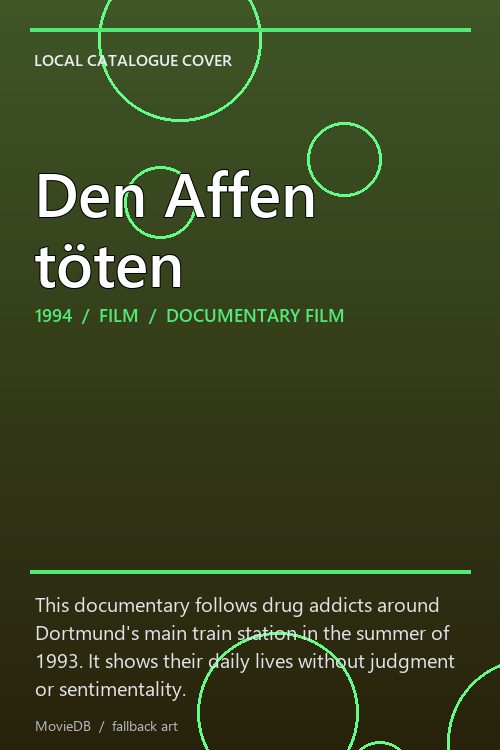 Den Affen töten poster