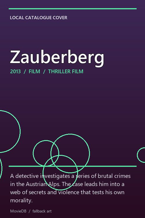 Zauberberg poster