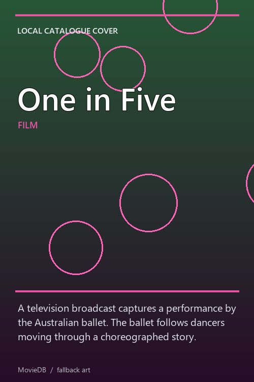 One in Five poster
