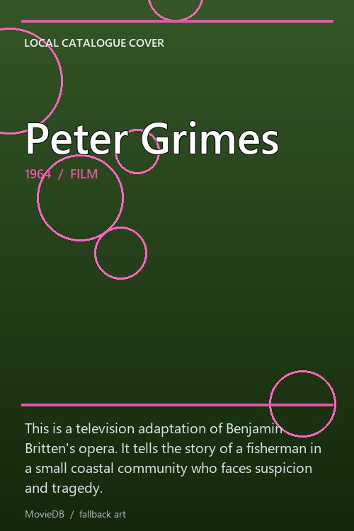 Peter Grimes poster