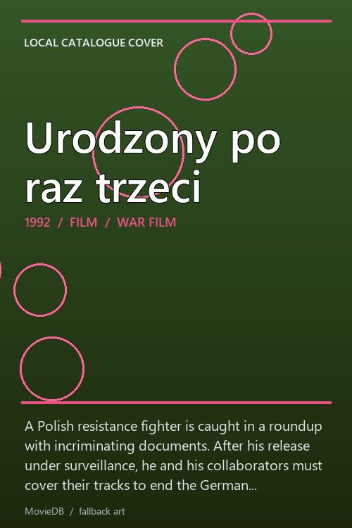 Urodzony po raz trzeci poster