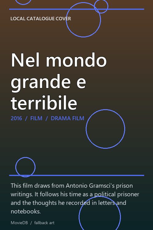 Nel mondo grande e terribile poster