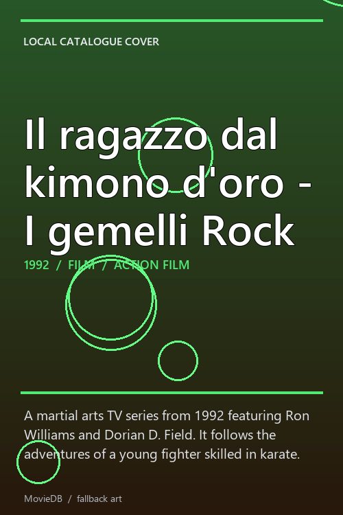 Il ragazzo dal kimono d'oro - I gemelli Rock poster