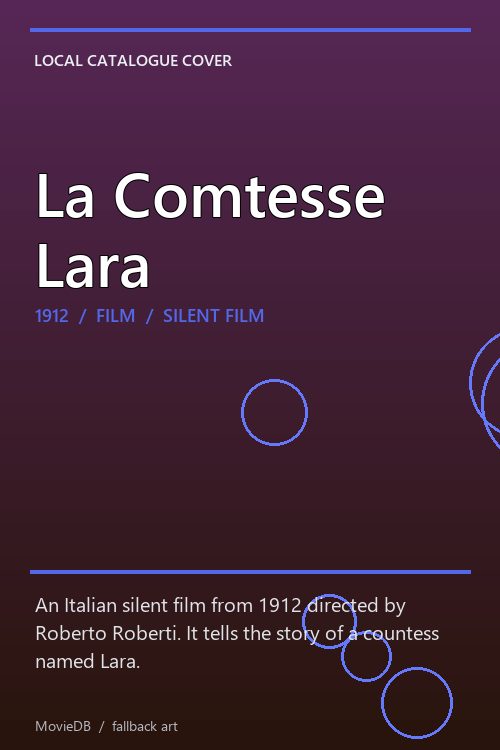 La Comtesse Lara poster
