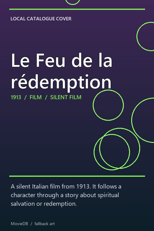 Le Feu de la rédemption poster