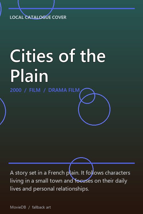 Cities of the Plain poster