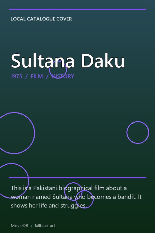 Sultana Daku poster