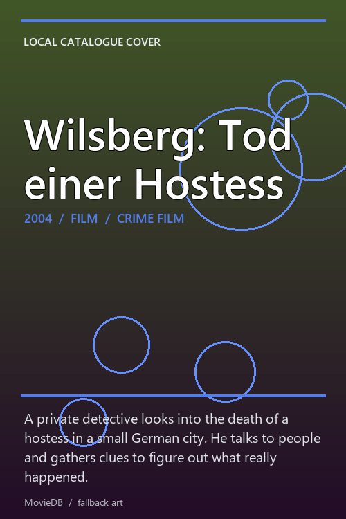 Wilsberg: Tod einer Hostess poster