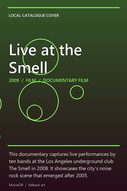 Live at the Smell poster