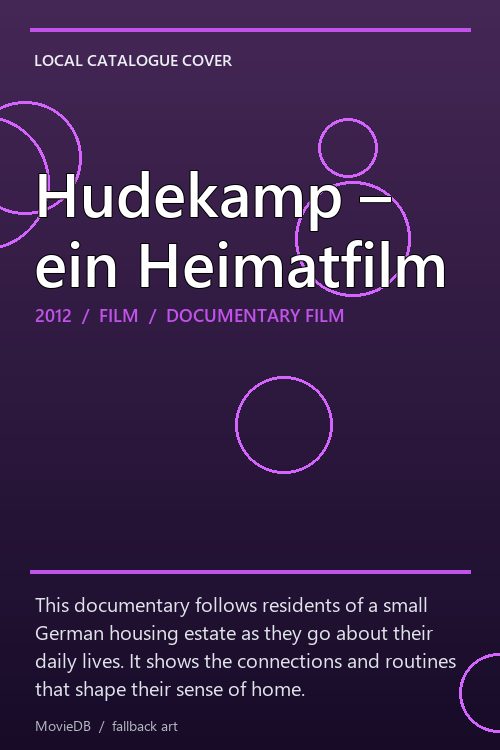 Hudekamp – ein Heimatfilm poster