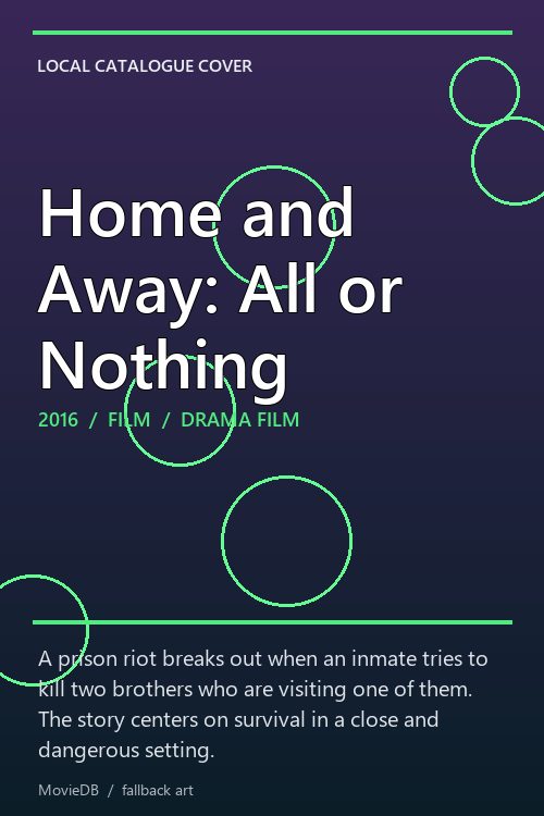 Home and Away: All or Nothing poster