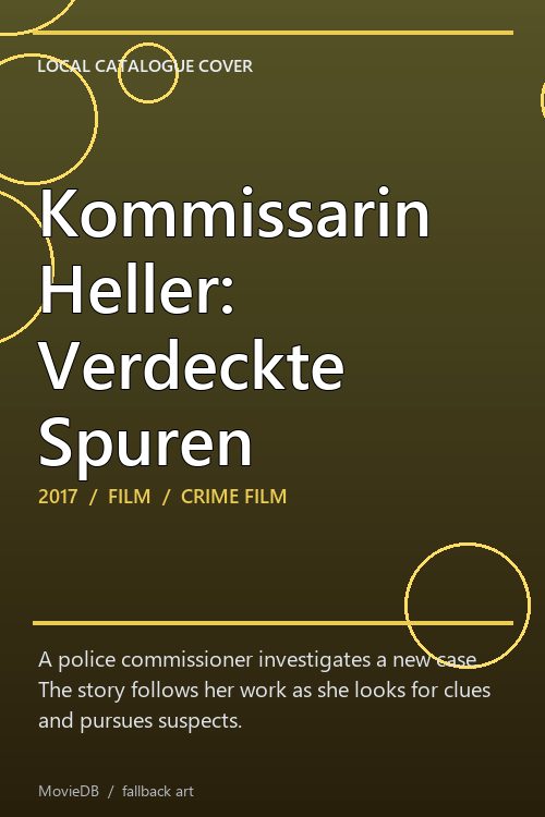 Kommissarin Heller: Verdeckte Spuren poster