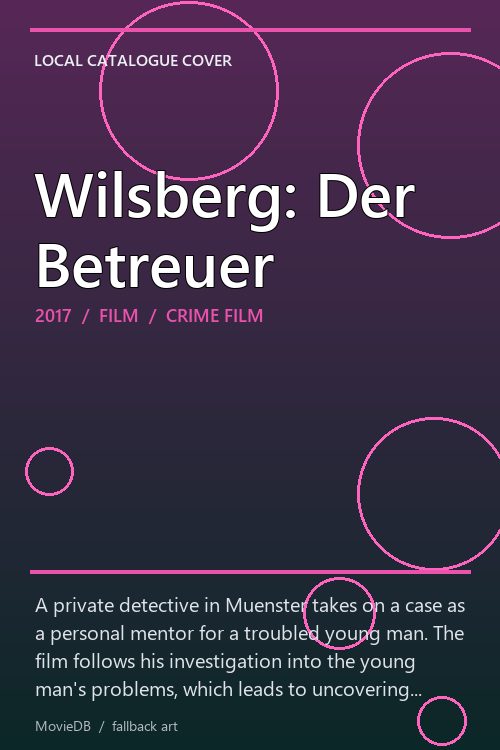Wilsberg: Der Betreuer poster