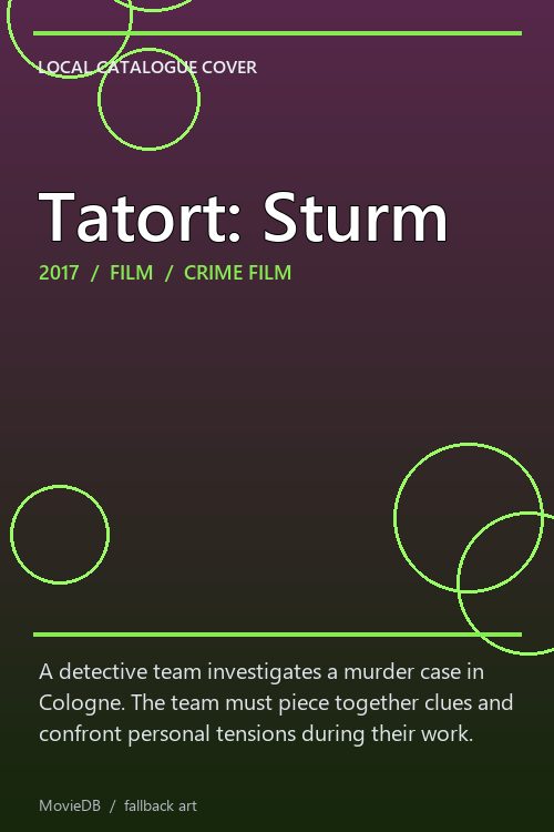 Tatort: Sturm poster