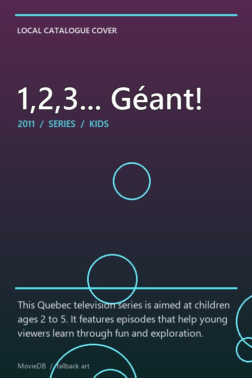 1,2,3... Géant! poster