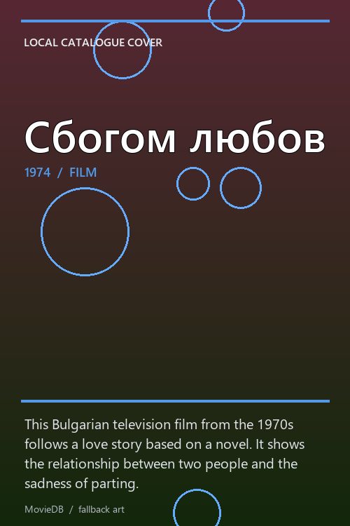 Сбогом любов poster