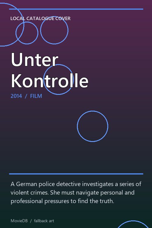 Unter Kontrolle poster