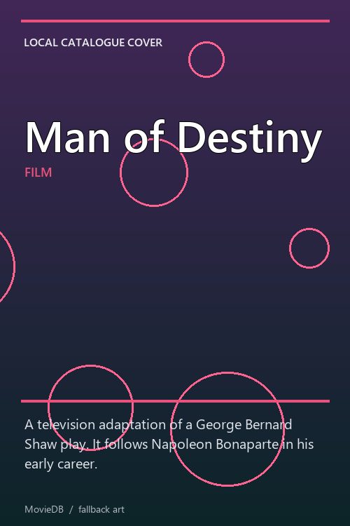 Man of Destiny poster