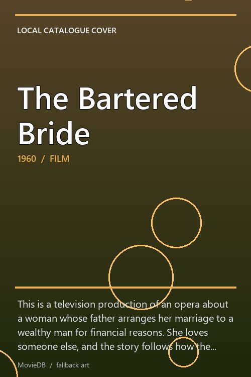 The Bartered Bride poster