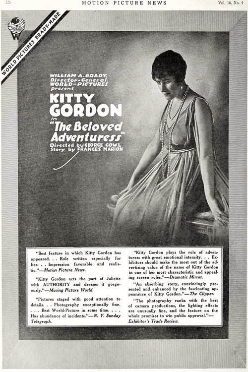 The Beloved Adventuress poster