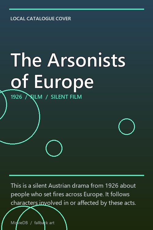 The Arsonists of Europe poster