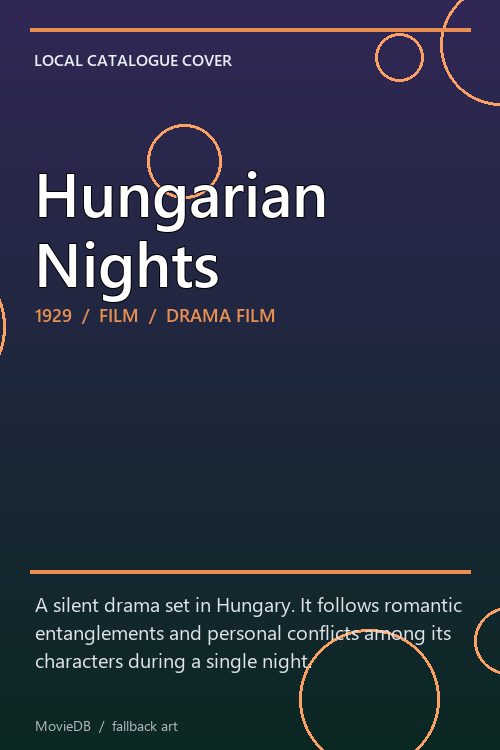 Hungarian Nights poster