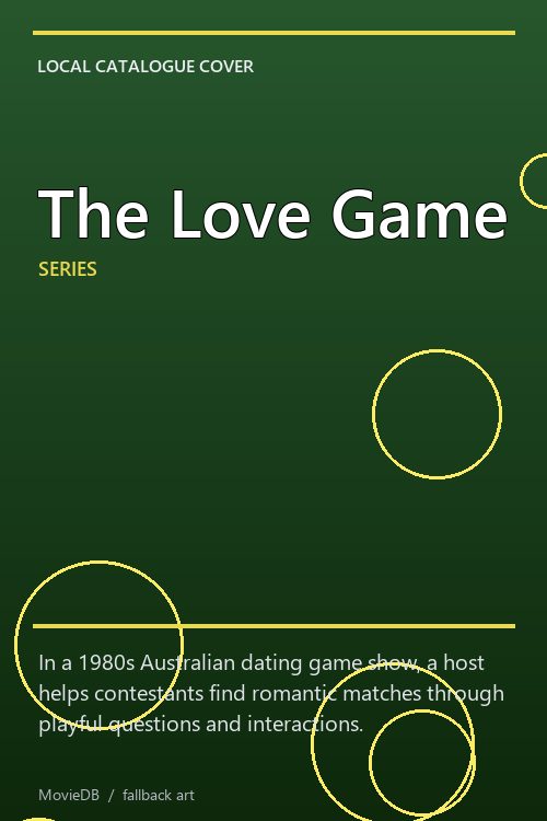 The Love Game poster