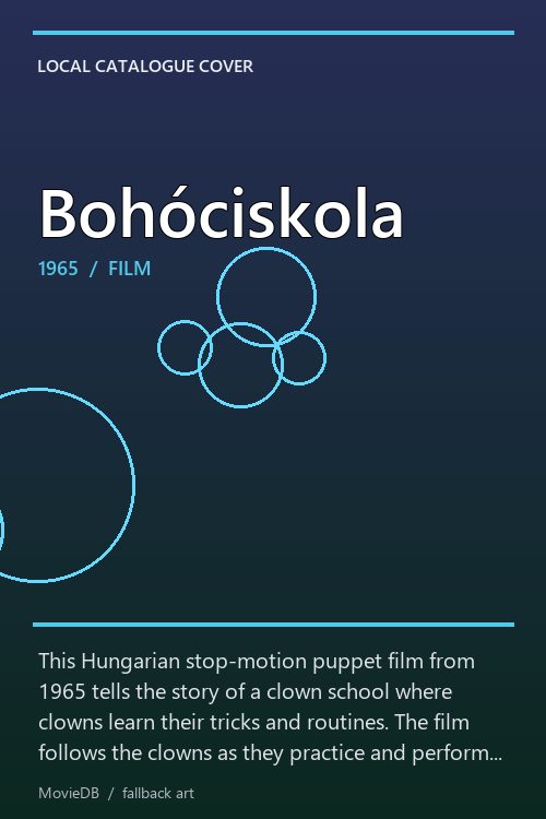 Bohóciskola poster
