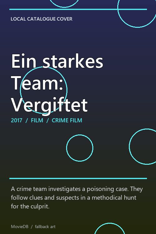 Ein starkes Team: Vergiftet poster