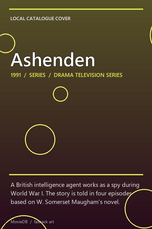 Ashenden poster