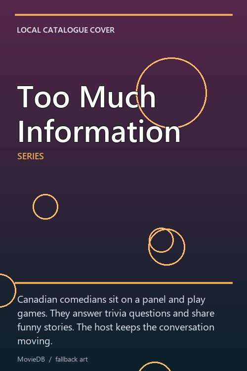 Too Much Information poster