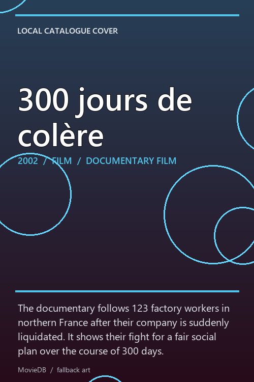 300 jours de colère poster