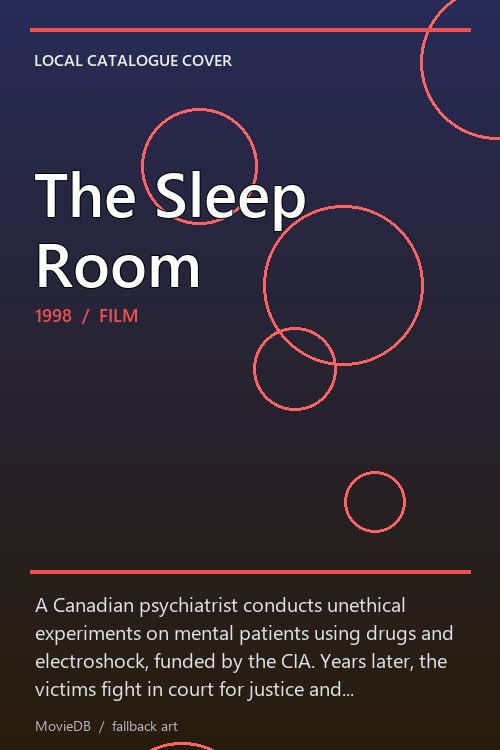 The Sleep Room poster