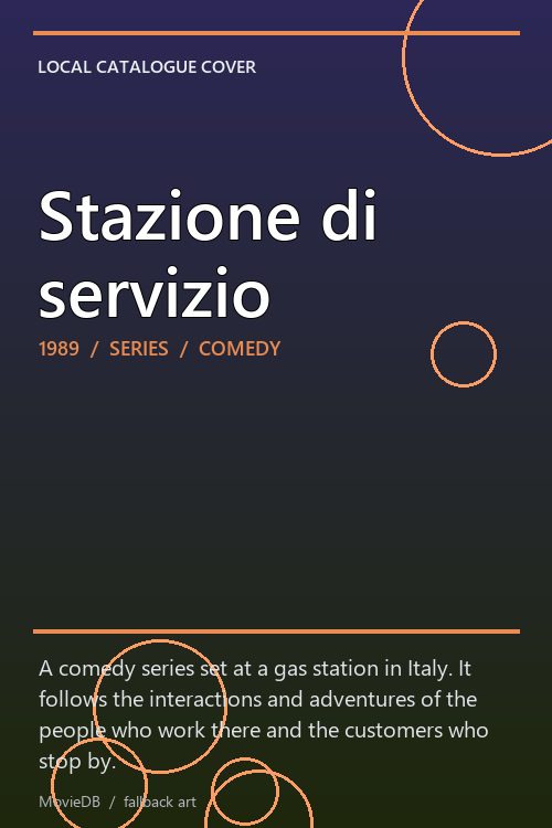Stazione di servizio poster