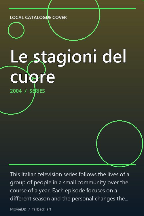 Le stagioni del cuore poster