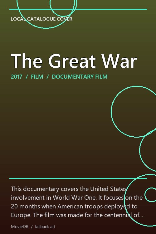 The Great War poster