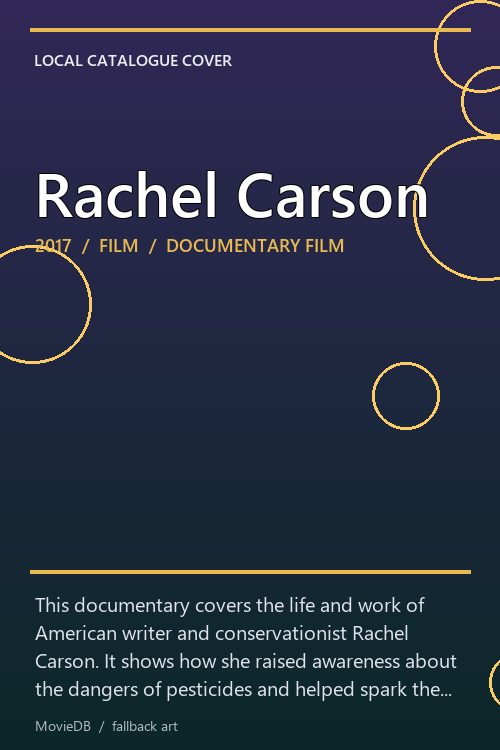 Rachel Carson poster
