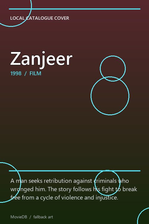 Zanjeer poster