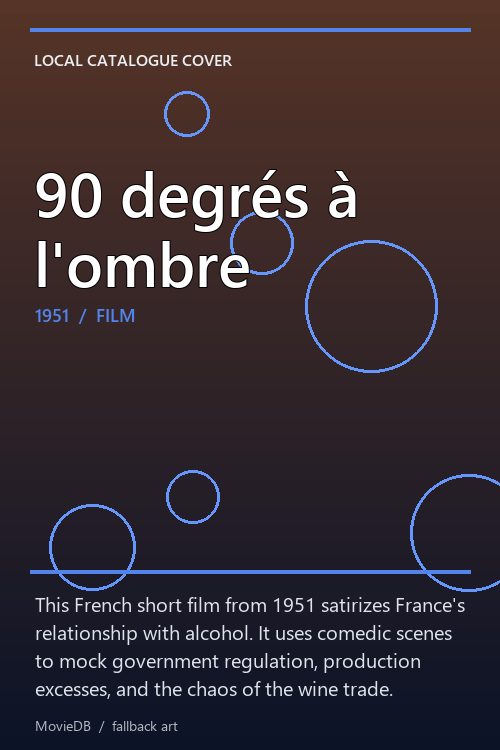 90 degrés à l'ombre poster
