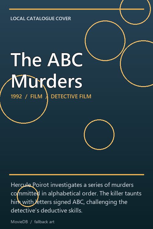 The ABC Murders poster