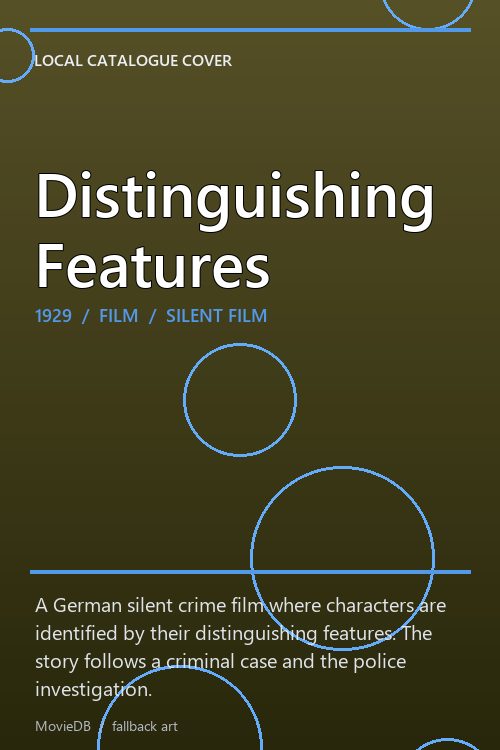 Distinguishing Features poster