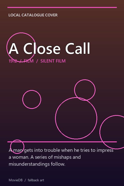 A Close Call poster