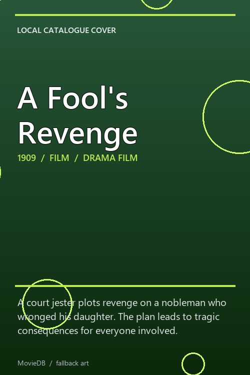 A Fool's Revenge poster