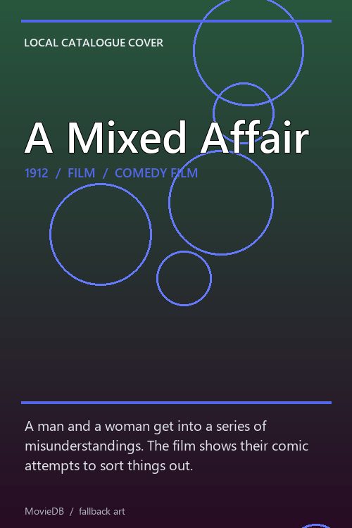 A Mixed Affair poster