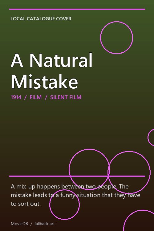 A Natural Mistake poster