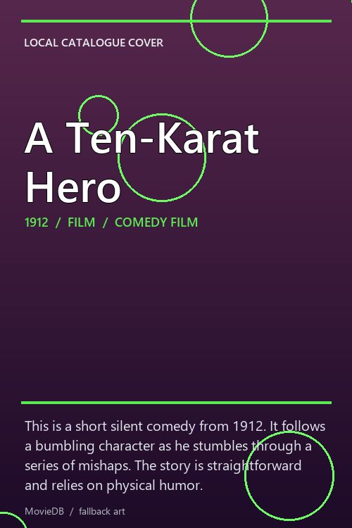 A Ten-Karat Hero poster
