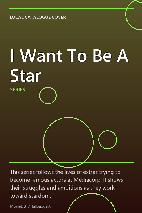 I Want To Be A Star poster