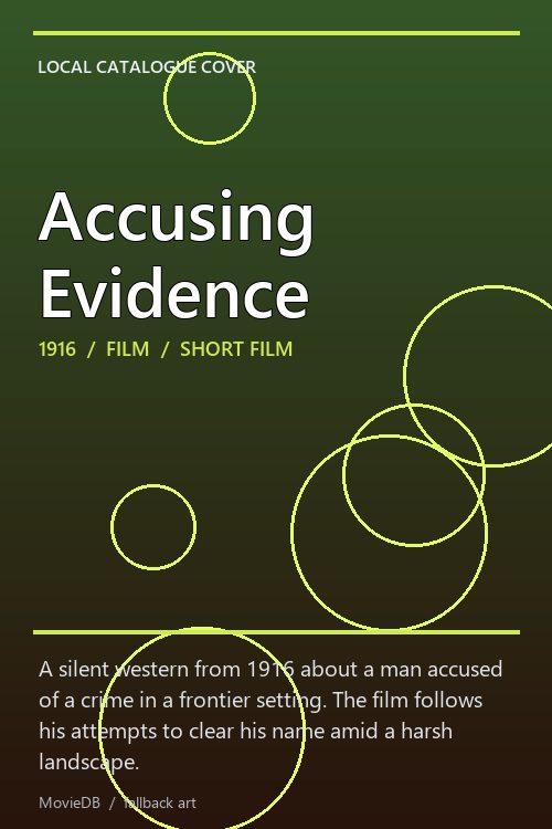 Accusing Evidence poster