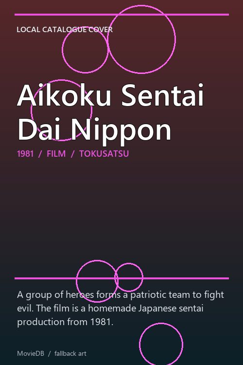 Aikoku Sentai Dai Nippon poster