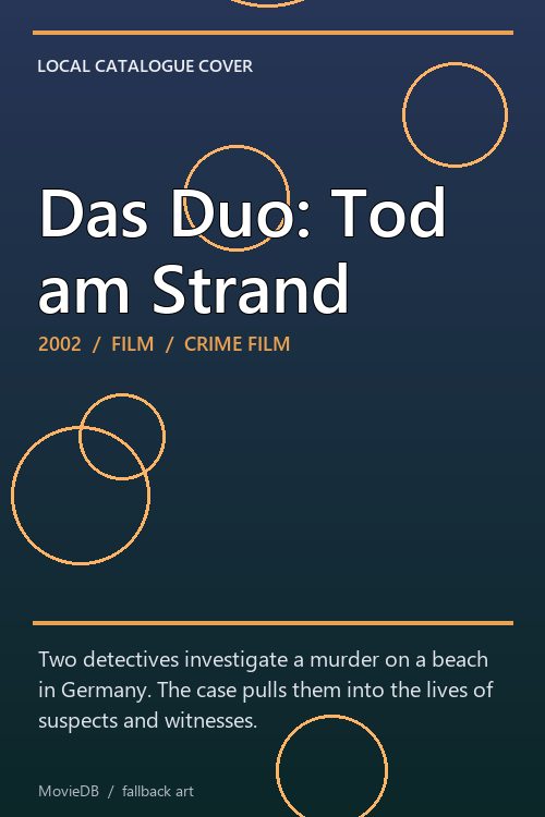 Das Duo: Tod am Strand poster